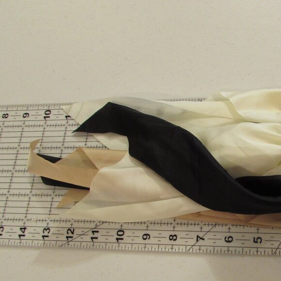 Ribbon Hair Ties 3 Solid/3 Floral NEW - Picture 7 of 7